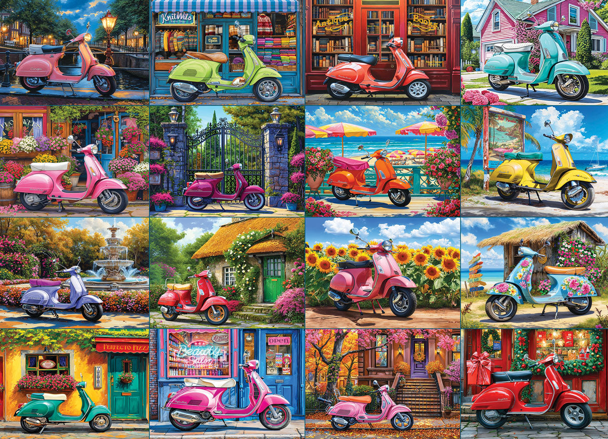 16 scooters, Chris Bigelow (1000pcs)