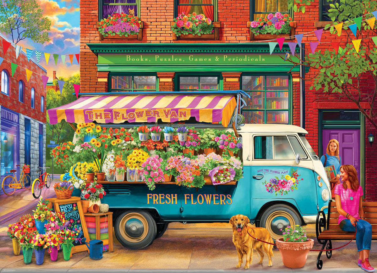 VW - The Flower Van, Chris Bigelow (1000pcs)