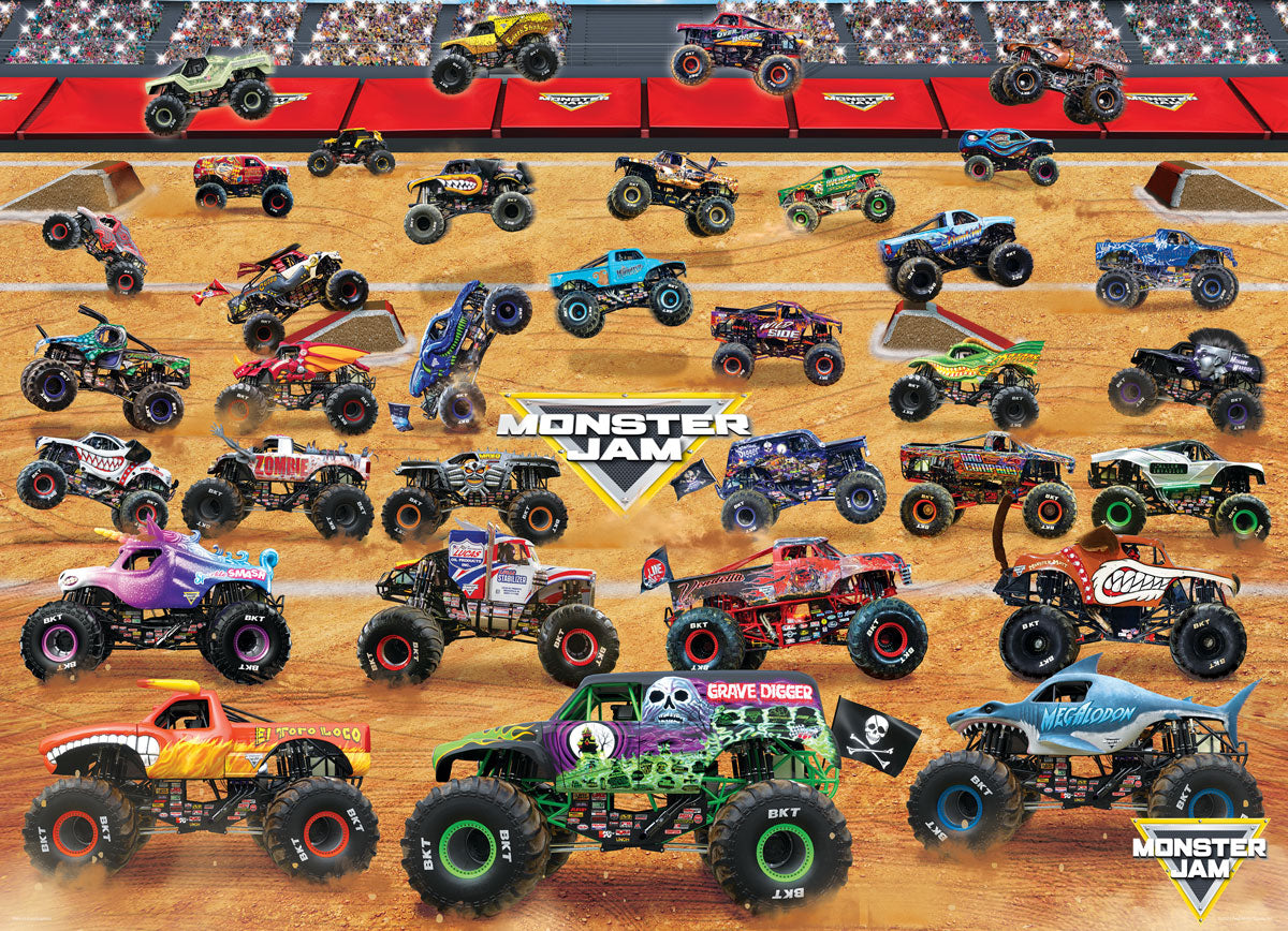 Monster Jam - Truck Linep (1000pcs)