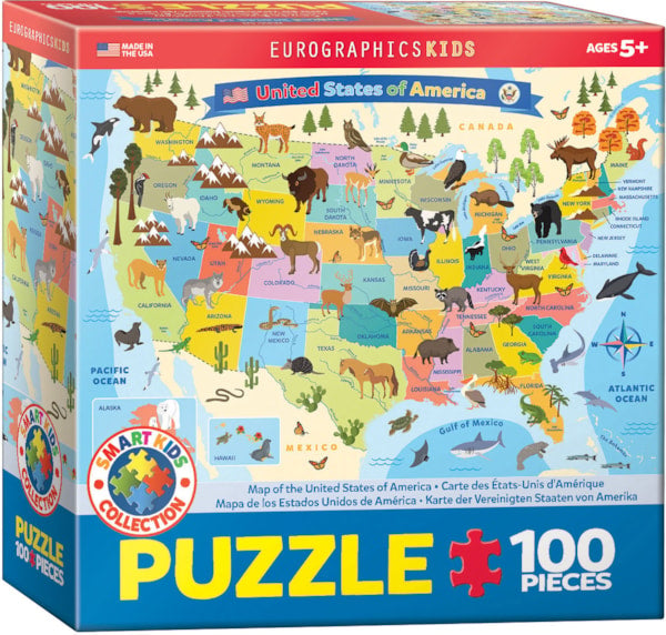 Map of USA (100pcs)