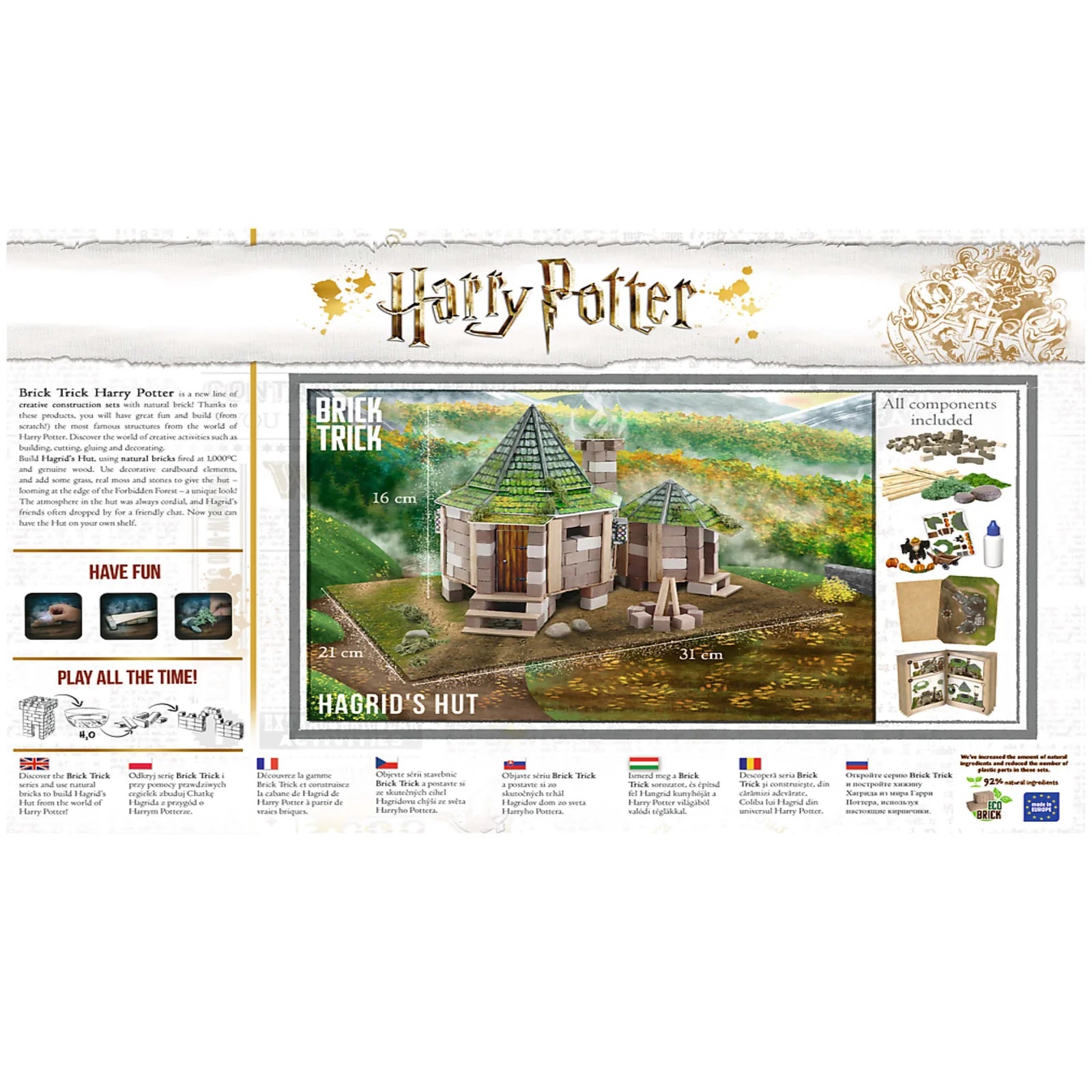 Trefl Brick Trick - Harry Potter - Hagrid's Hut