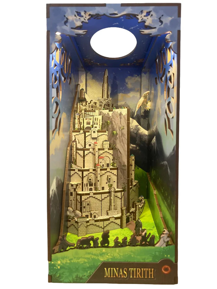 Book Nook - Le Seigneur des Anneaux - Minas Tirith - Petites Aventures (Bois)