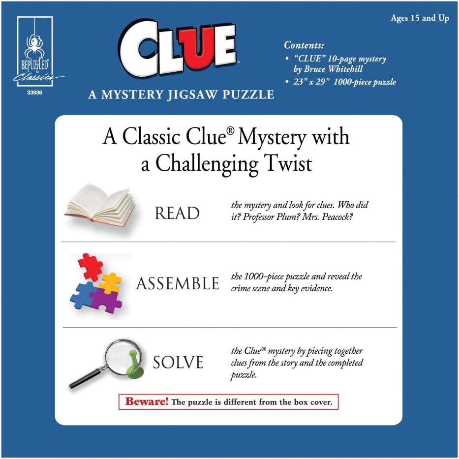 Classic Murder Mystery Puzzle - Clue