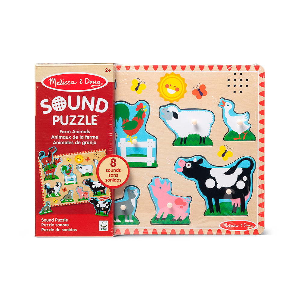 Melissa & Doug Farm Animals Song Tray
