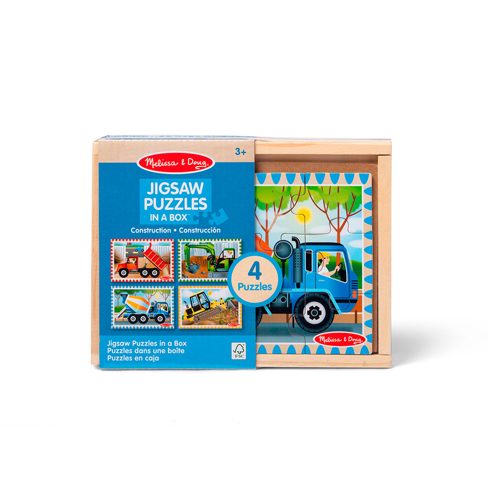Construction - Puzzles dans une boîte (4x12pcs)