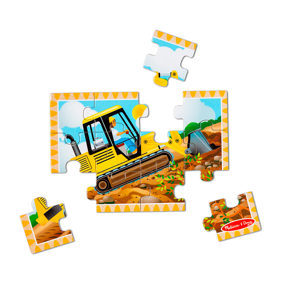 Construction - Puzzles dans une boîte (4x12pcs)