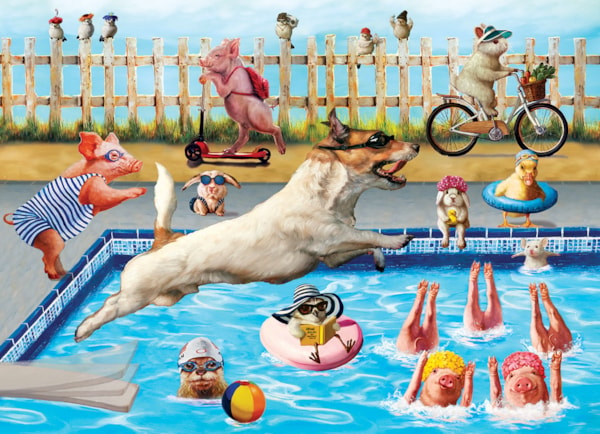 3d - Crazy Pool Day, Lucia Heffernan (300pcs)