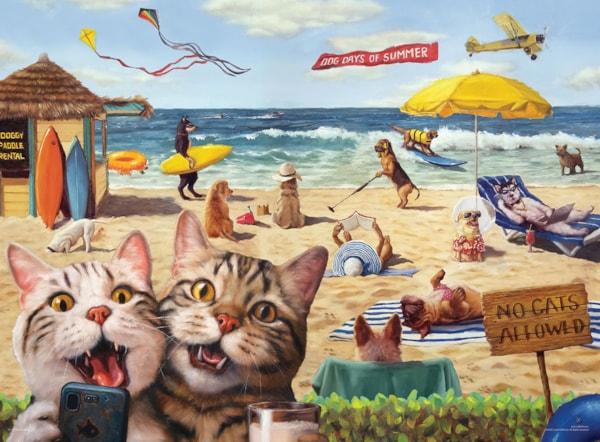 3d - Pas de chats autorisés, Lucia Heffernan (300pcs)
