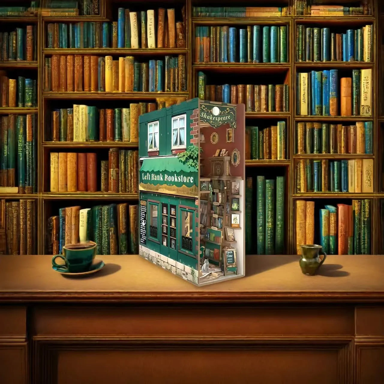 Book Nook - Left Bank Bookstore (Wood)