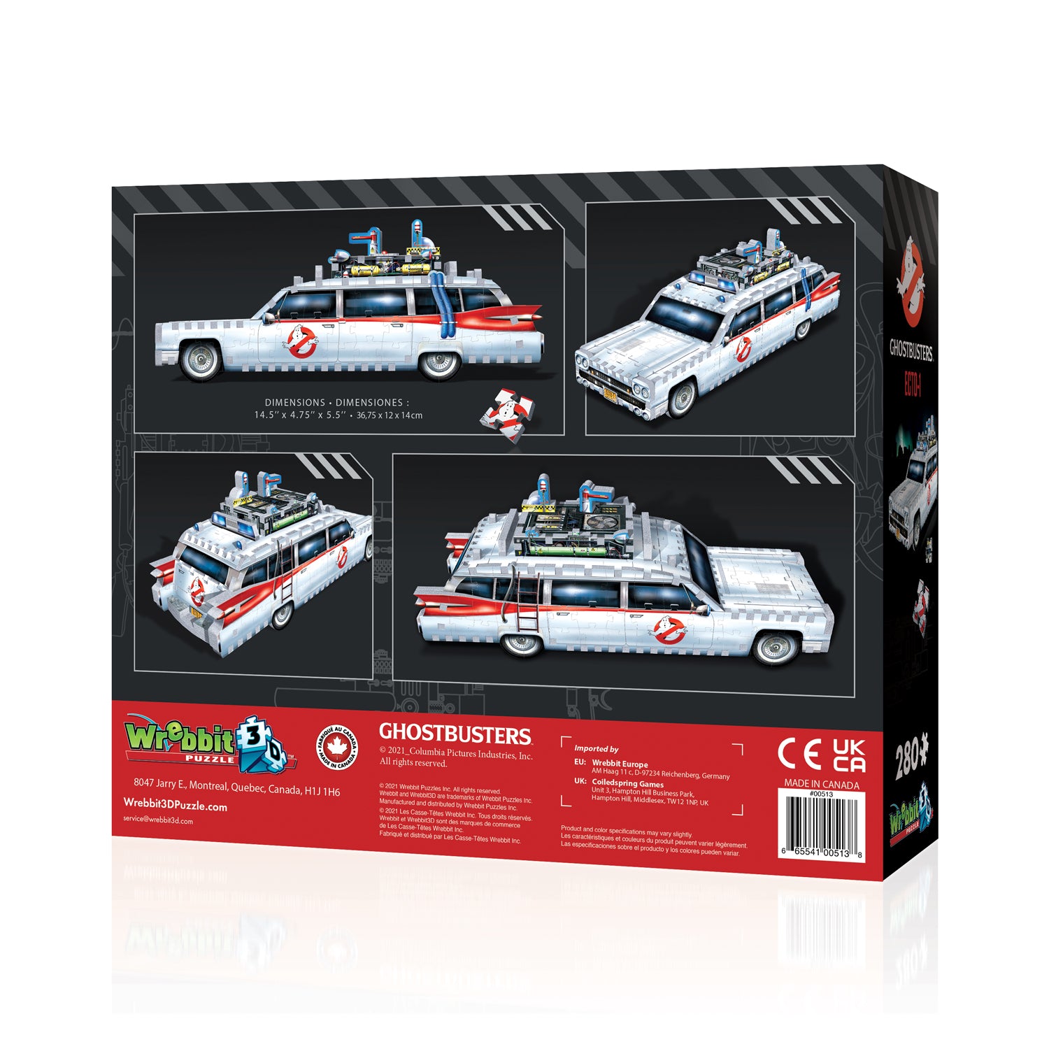 Ecto 1 - Ghostbusters (3D Puzzle) (280pcs)