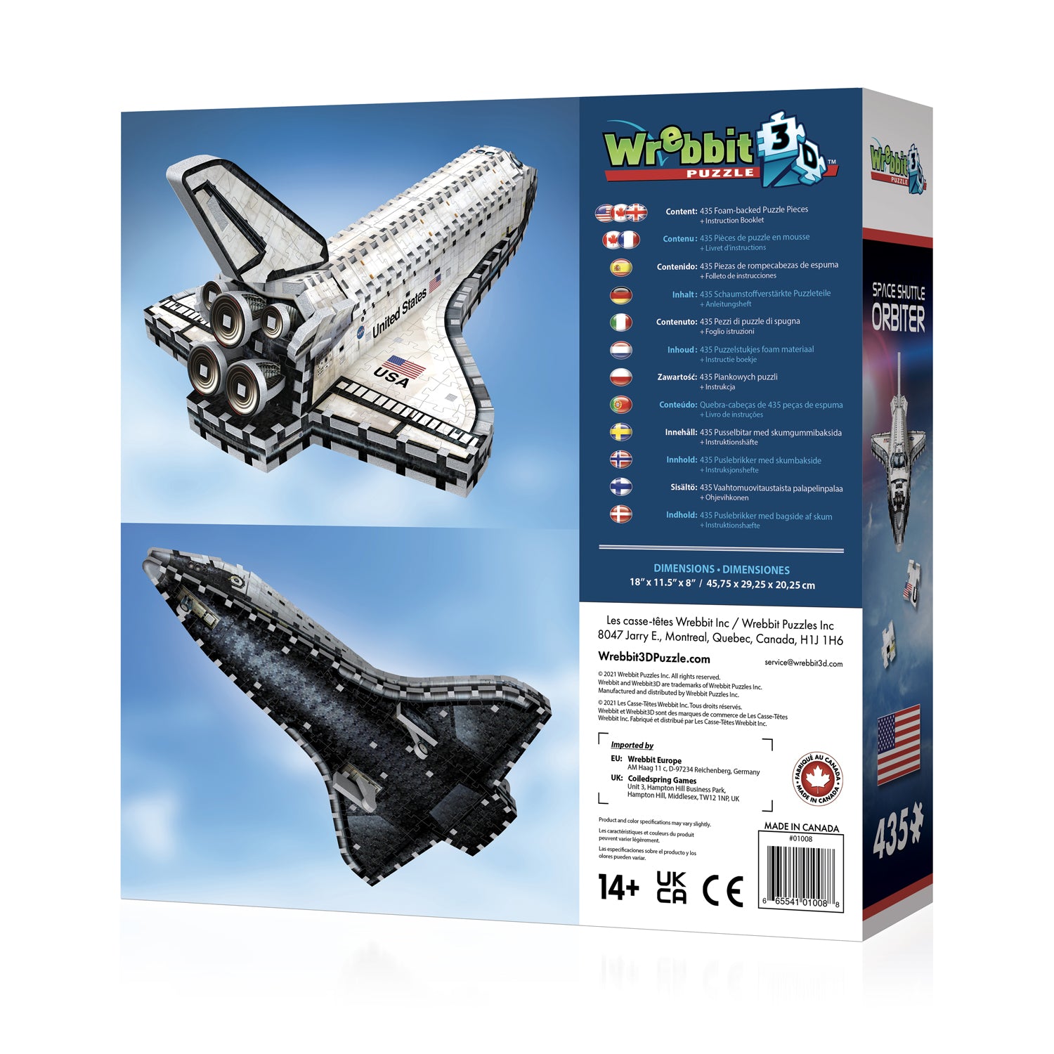 Space Shuttle - Orbiter (3D puzzle) (435pcs)