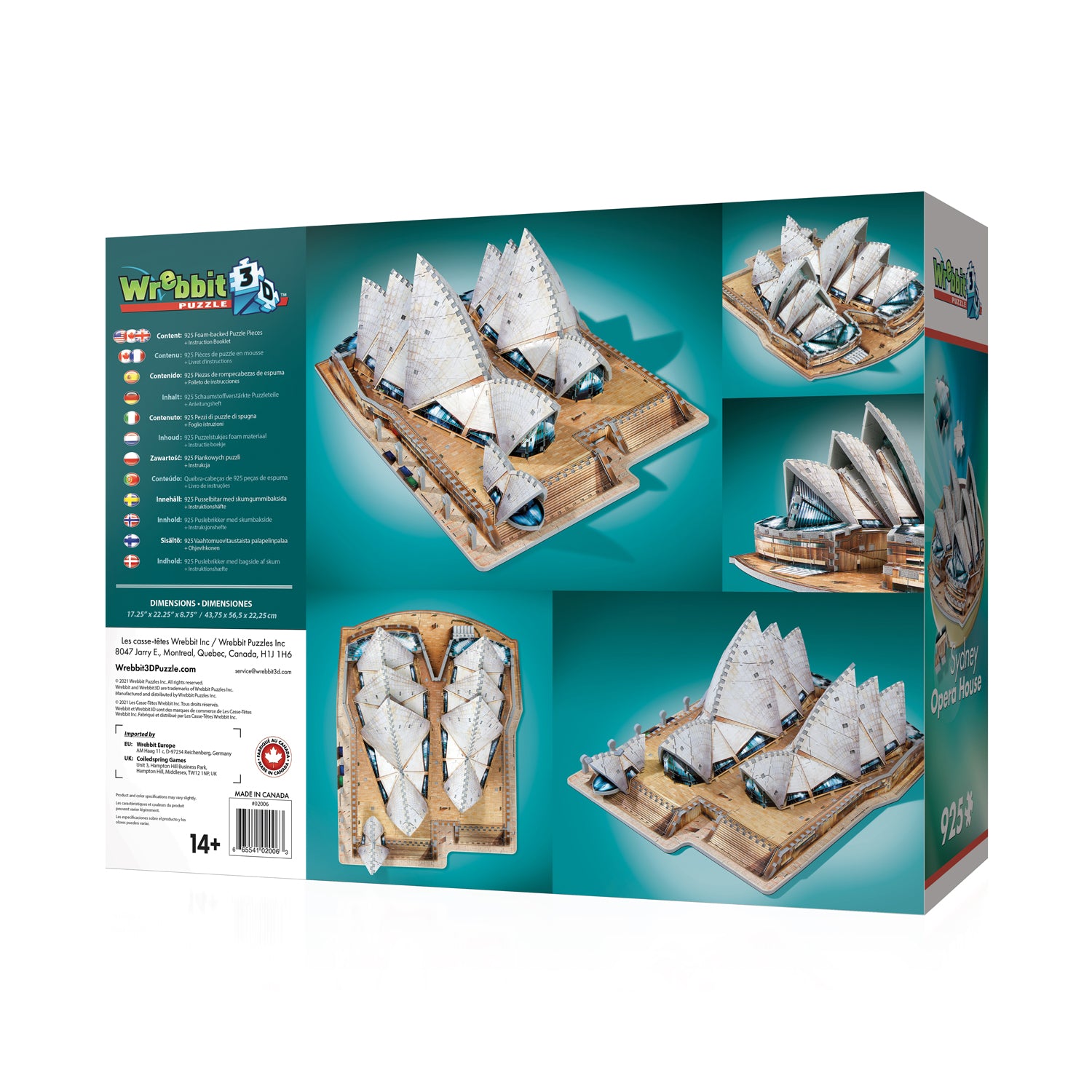Sydney Opera House (3D Puzzle) (925pcs)