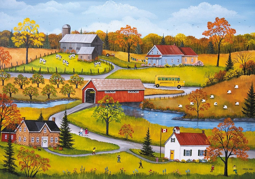 The Yellow Bus, Sharon Mark (1000pcs)