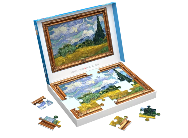 Champ de blé avec cyprès, Van Gogh (24 pièces)