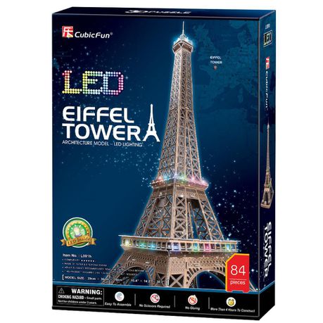 LED Eiffel Tower (3D Puzzle) (84pcs)