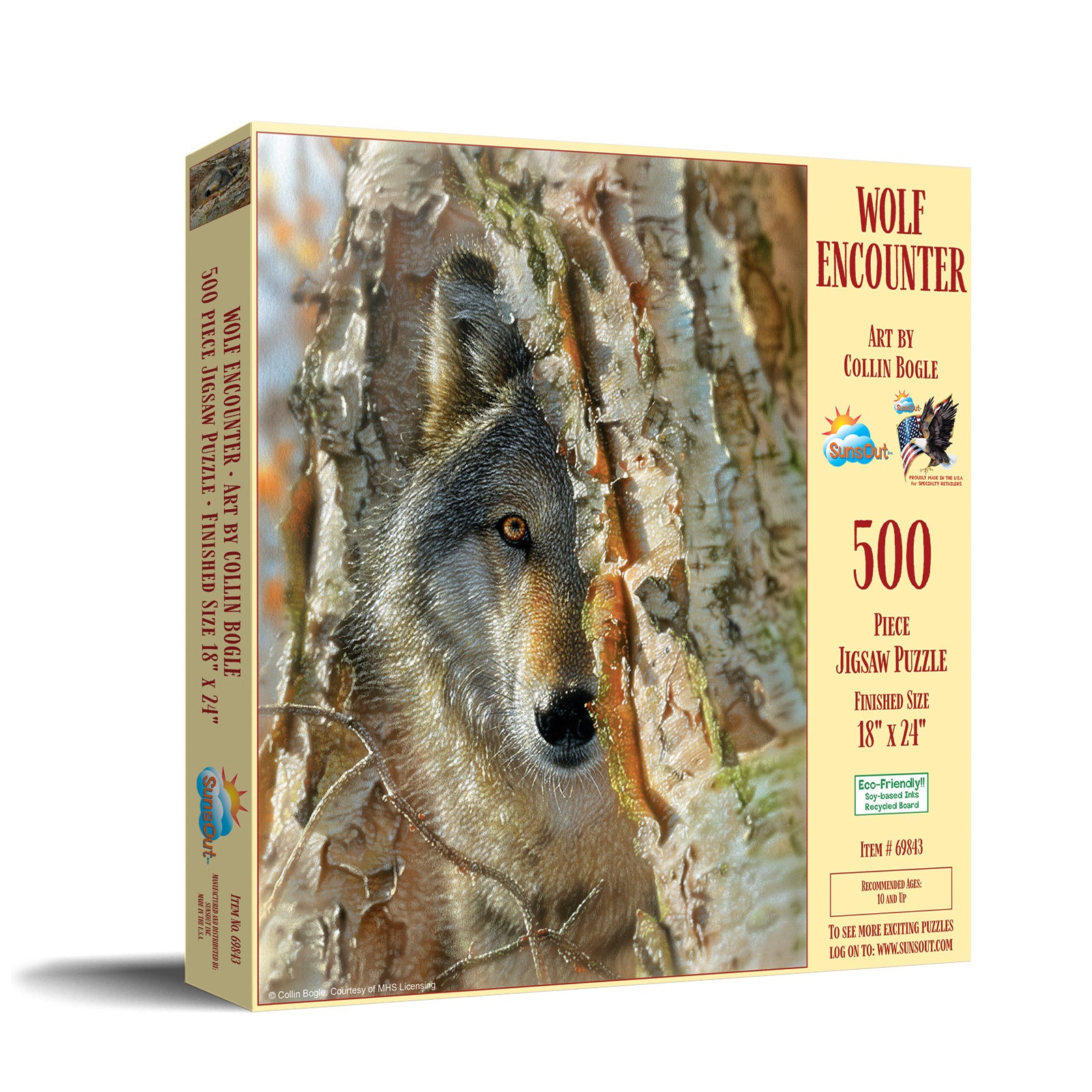 Wolf Encounter, Collin Bogle (500pcs)