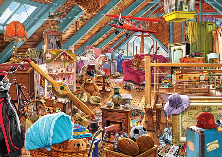 Jouets PFG dans le grenier (utilisation / utilisé - puzzles pour de bon)