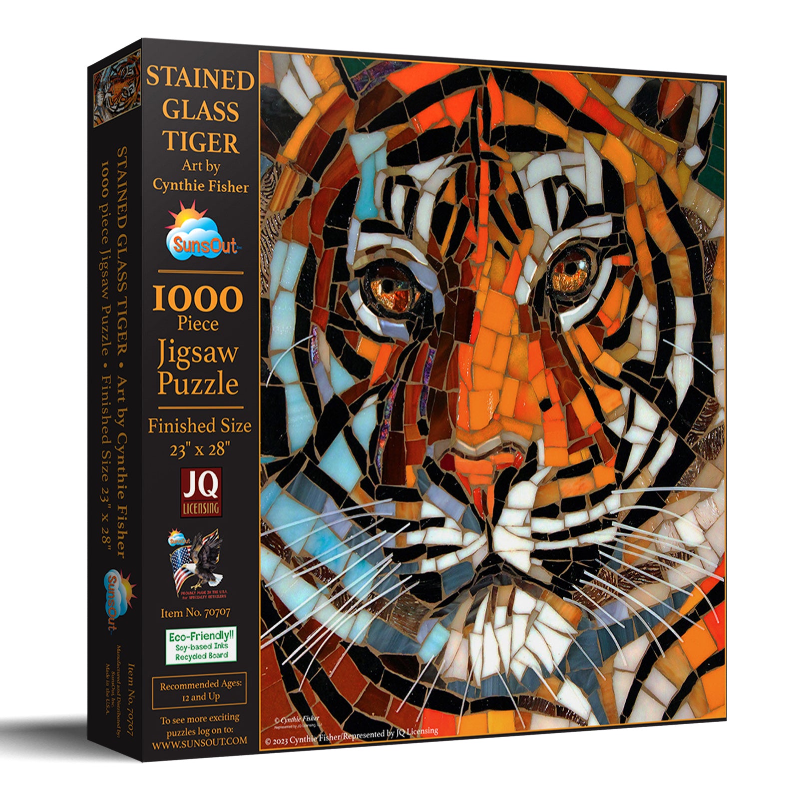 Talage de vitrail - Tiger, Cynthe Fisher (1000pcs)