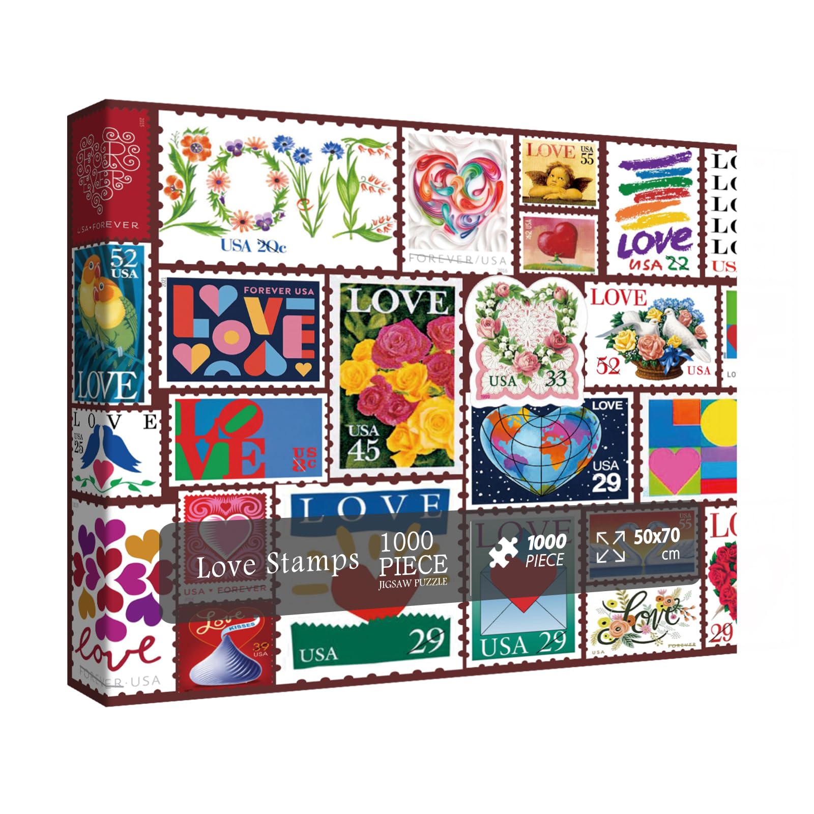 Timbres PFG Love (Utilisation - PUZZLES FOR GOOD)