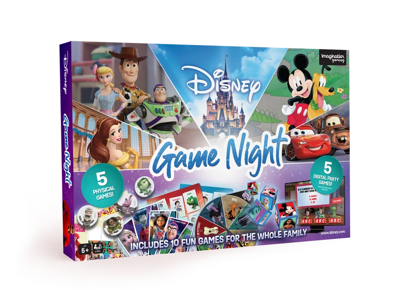 Disney - Family Game Night 10-in-1 Board Game - Ten Games One Magical Night