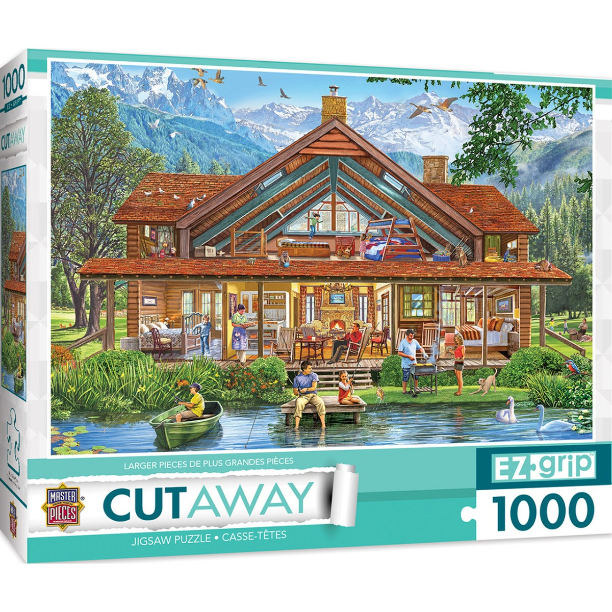 DMG Cutaway - Camping Lodge, Steve Crisp (1000pcs) (EZ Grip) (DAMAGED BOX)