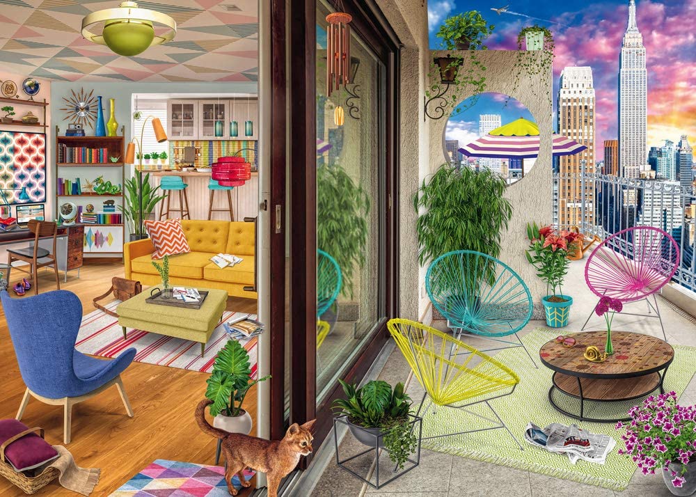 PFG Ravensburger NYC appartement (1000pcs) (utilisation / utilisée - puzzles pour de bon)