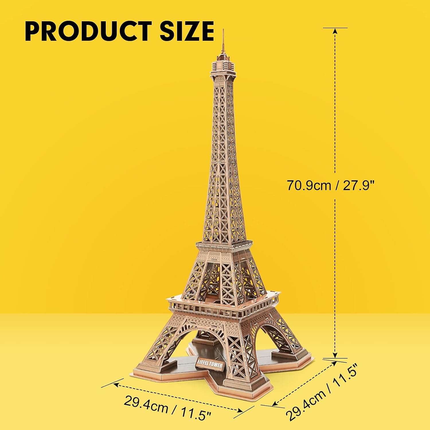 National Geographic Paris - Tour Eiffel (puzzle 3d) (80pcs)