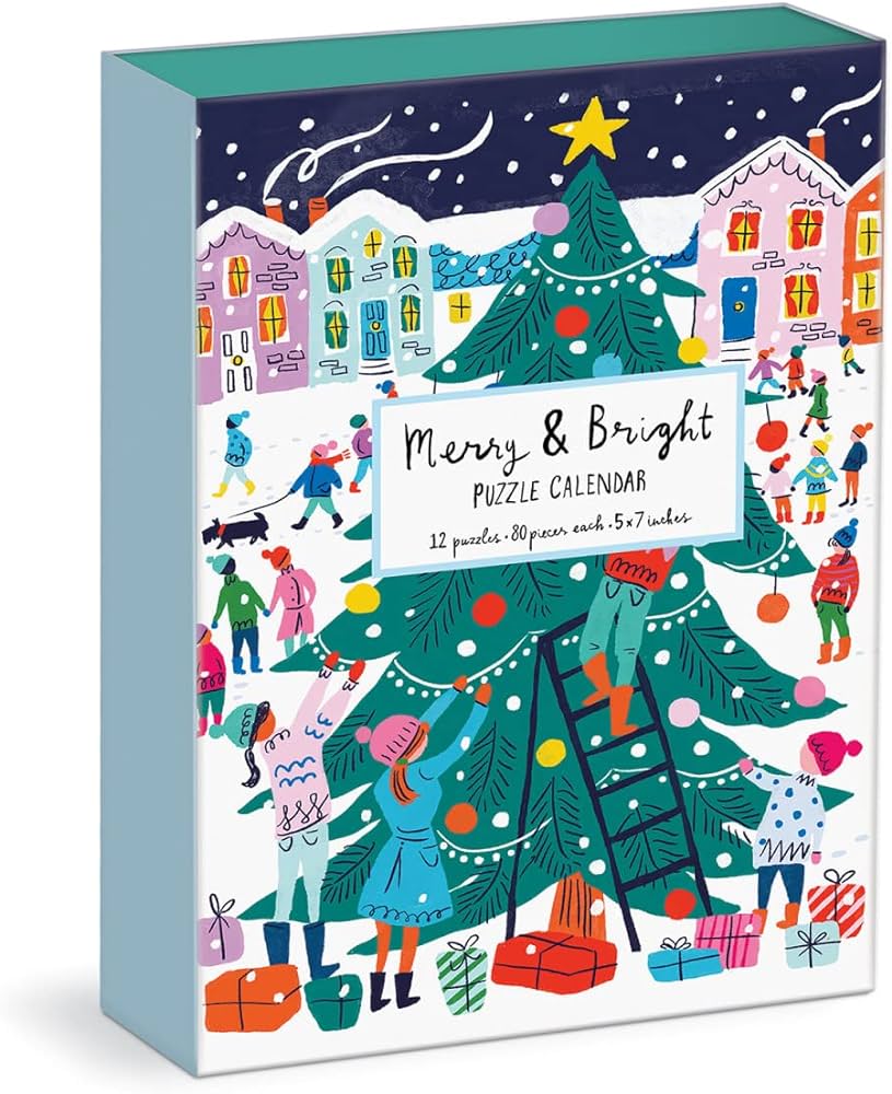 Advent Calendar - Merry & Bright, Louise Cunningham
