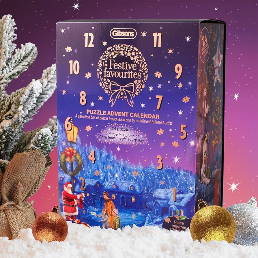Calendrier de l'Avent Favoris Festive (24 puzzles)