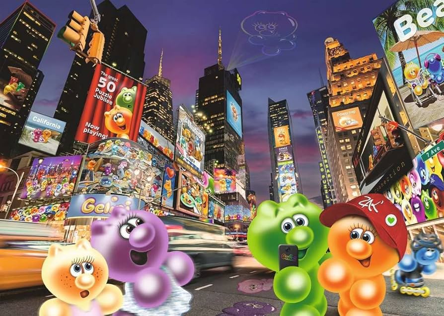 Ravensburger Gelini - Time Square (1000pcs)