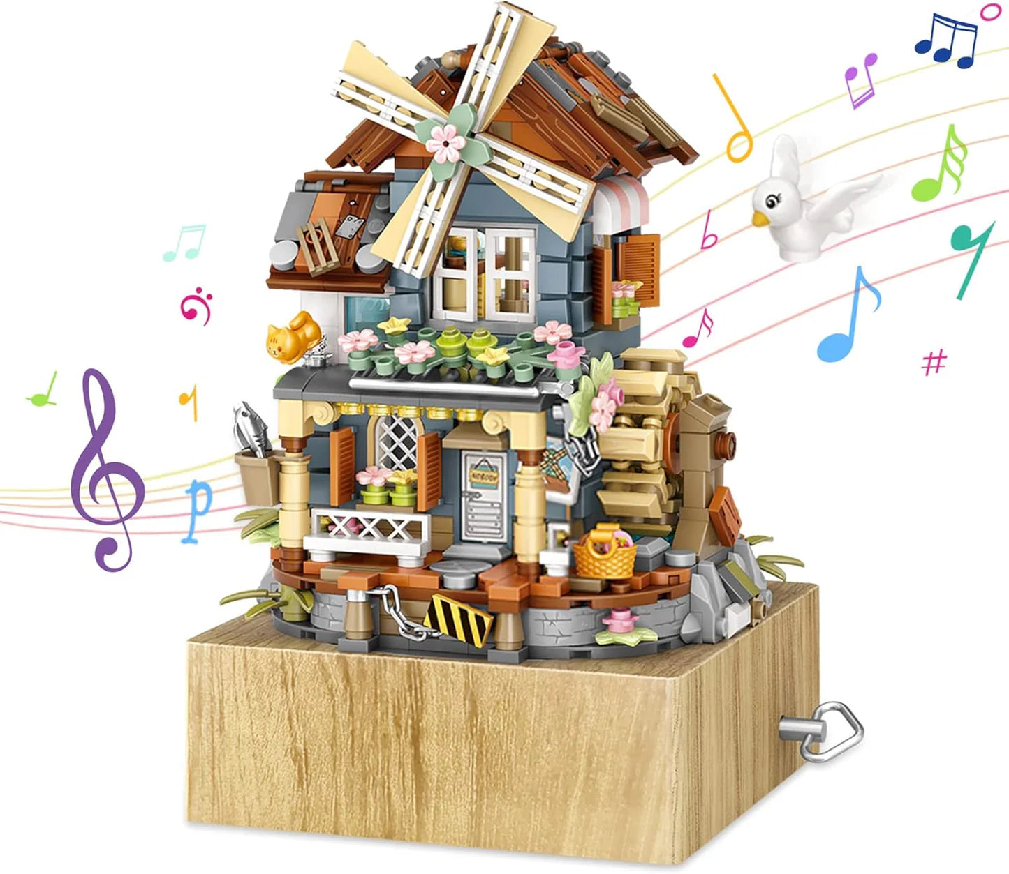 LOZ Windmill Music Box (799pcs)