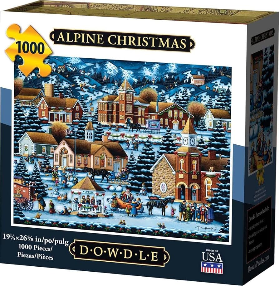 PFG Alpine Christmas (1000 pièces) (Usage/Occasion - PUZZLES FOR GOOD)
