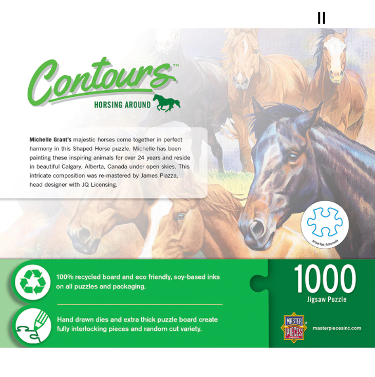 DMG Contours en forme - Horse autour (1000pcs) (boîte endommagée)