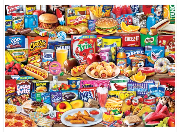 PFG Flashbacks: Kid's Favorite Foods (Usage/Used - PUZZLES FOR GOOD)
