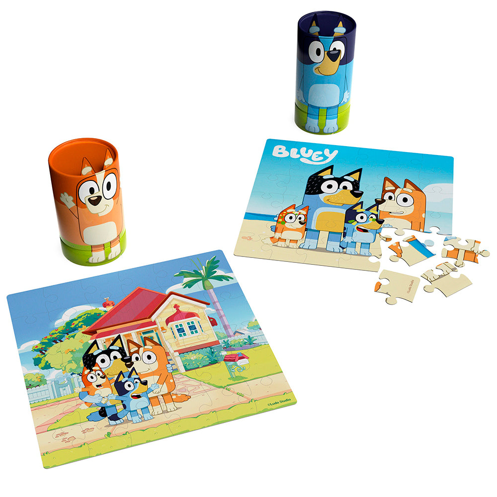 Deux tubes de caractère bluey (2 x 36pcs)