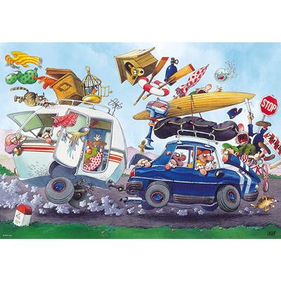 PFG Cartoon Classics - Off on Holiday, Loup (500pcs) (Usage/Used - PUZZLES FOR GOOD)