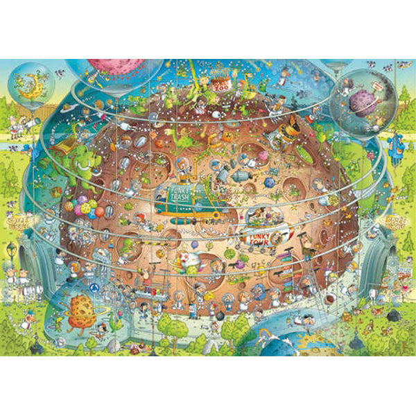 DMG Funky Zoo: Cosmic Habitat, Marino Degano (1000pcs) (DAMAGED BOX)
