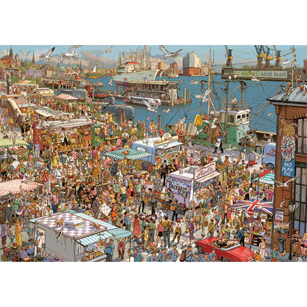 PFG Fresh Fish, Göbel & Knorr (Triangular Box) (2000pcs) (utilisation / utilisée - puzzles pour de bon)
