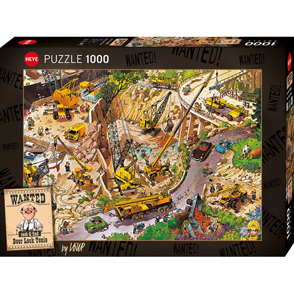 DMG Wanted! Seek & Find - Door Lock Tonio, Loup (1000pcs) (DAMAGED BOX)