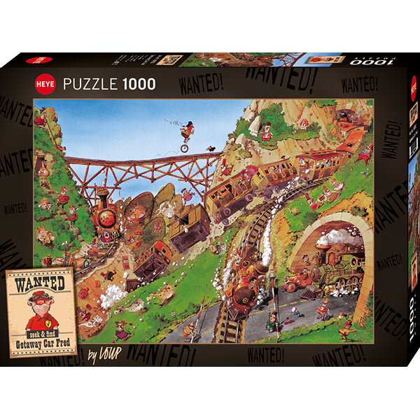 Wanted! Seek & Find - Getaway Car Fred, Loup (1000pcs)