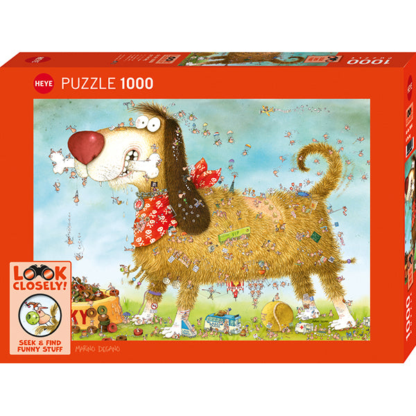 Look Closely! Seek & Find - At The Dog, Marino Degano (1000pcs)