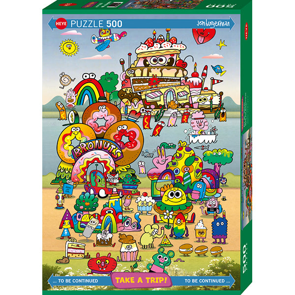 Faites un voyage! avec Jon Burgerman (500pcs)
