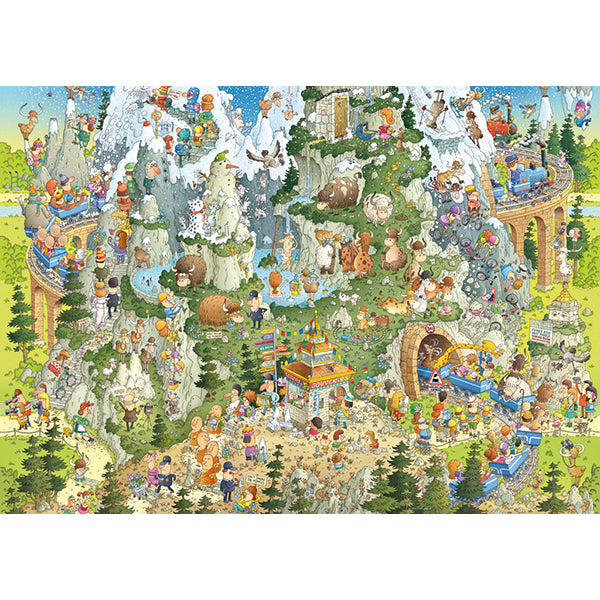 Funky Zoo : Habitat himalayen, Marino Degano (1000pcs) 