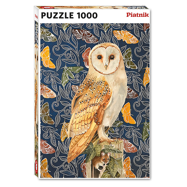 Chouette-grange avec souris (1000pcs)