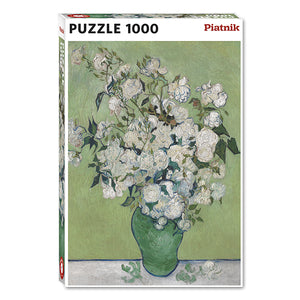 Vase with White Roses, Van Gogh (1000pcs)