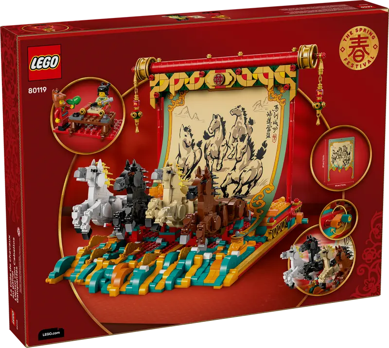 LEGO® - Chinese Festival - Galloping Horse Canvas