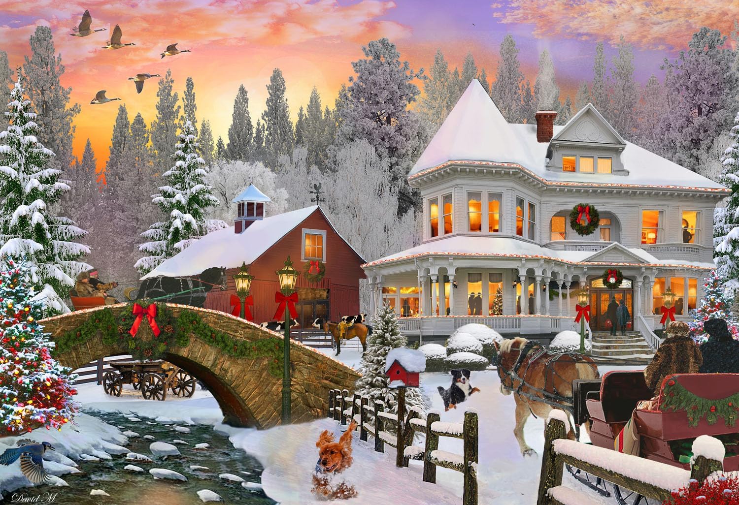 Country Holiday, David MacLean (100pcs)