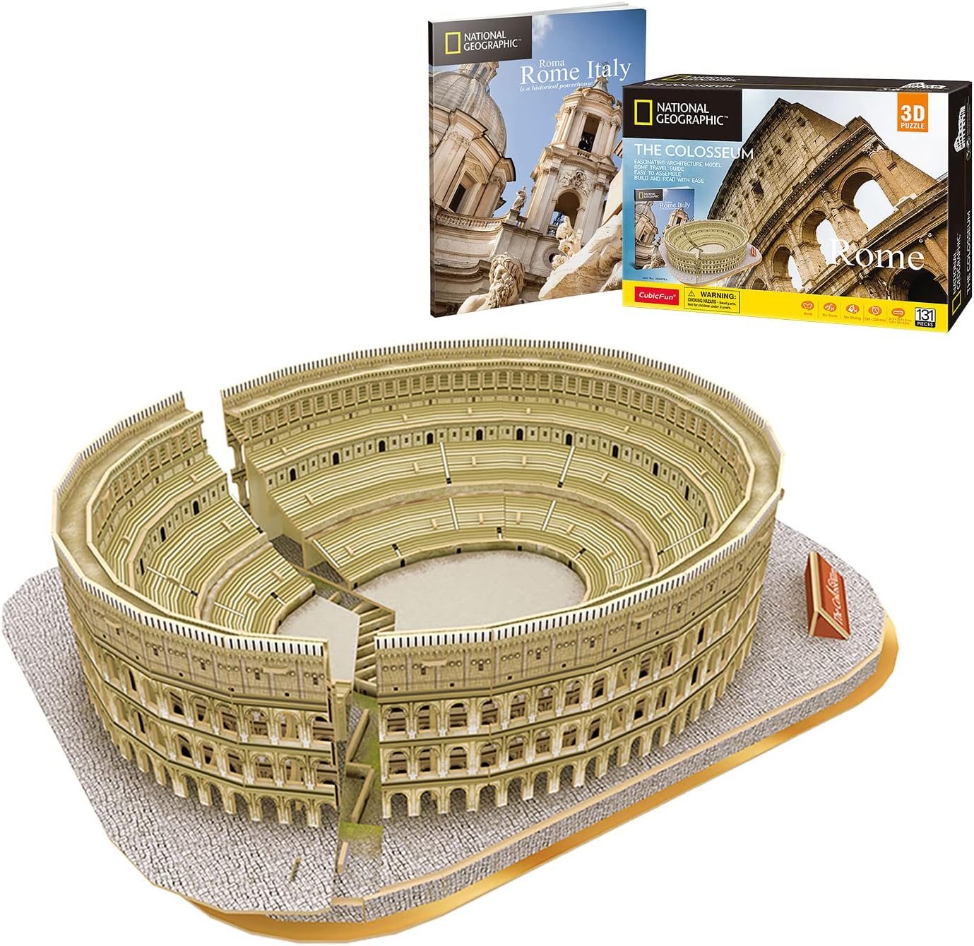 National Geographic Rome - Le Colisée (puzzle 3D) (131pcs)