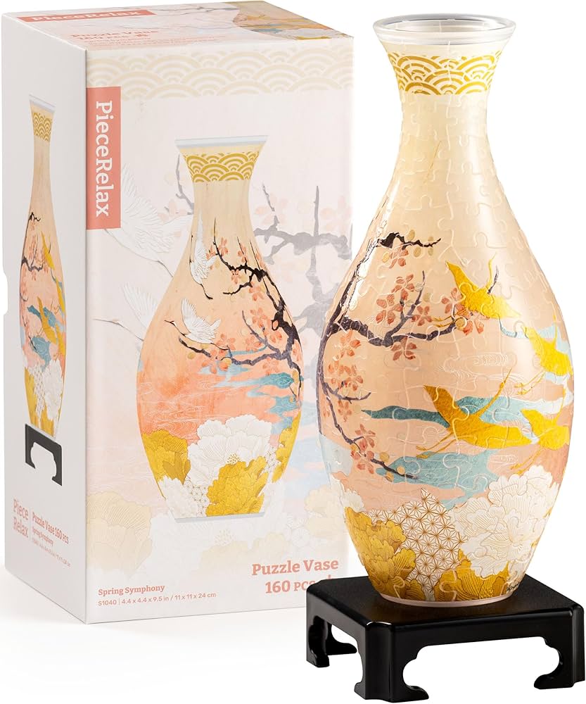 3D Puzzle Vase - Spring Symphony
