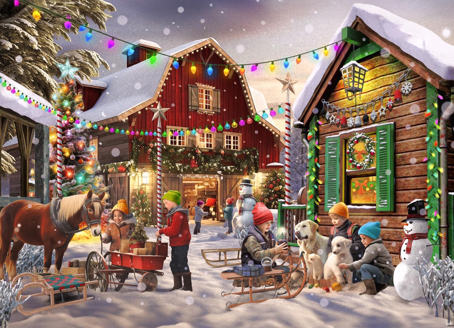 Coin de Noël (1000pcs)